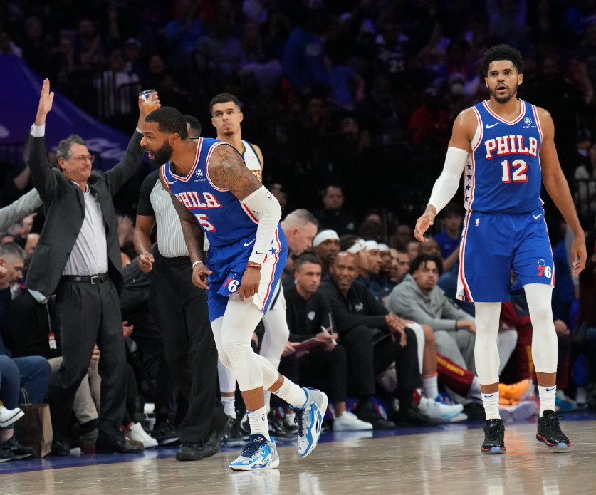 爱游戏大厅-骑士力克快船，恩比德统治全场